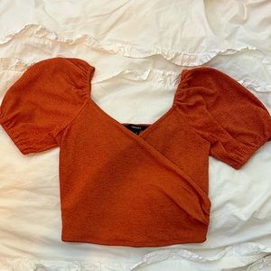 Forever 21 crossover crop top🧡🧡